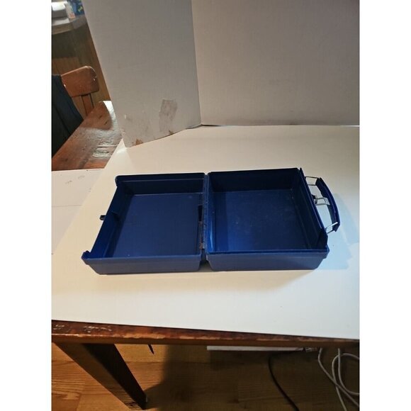 Vintage 1986 GI JOE Plastic Lunch Box No Thermos By Hasbro Aladdin - Picture 4 of 9